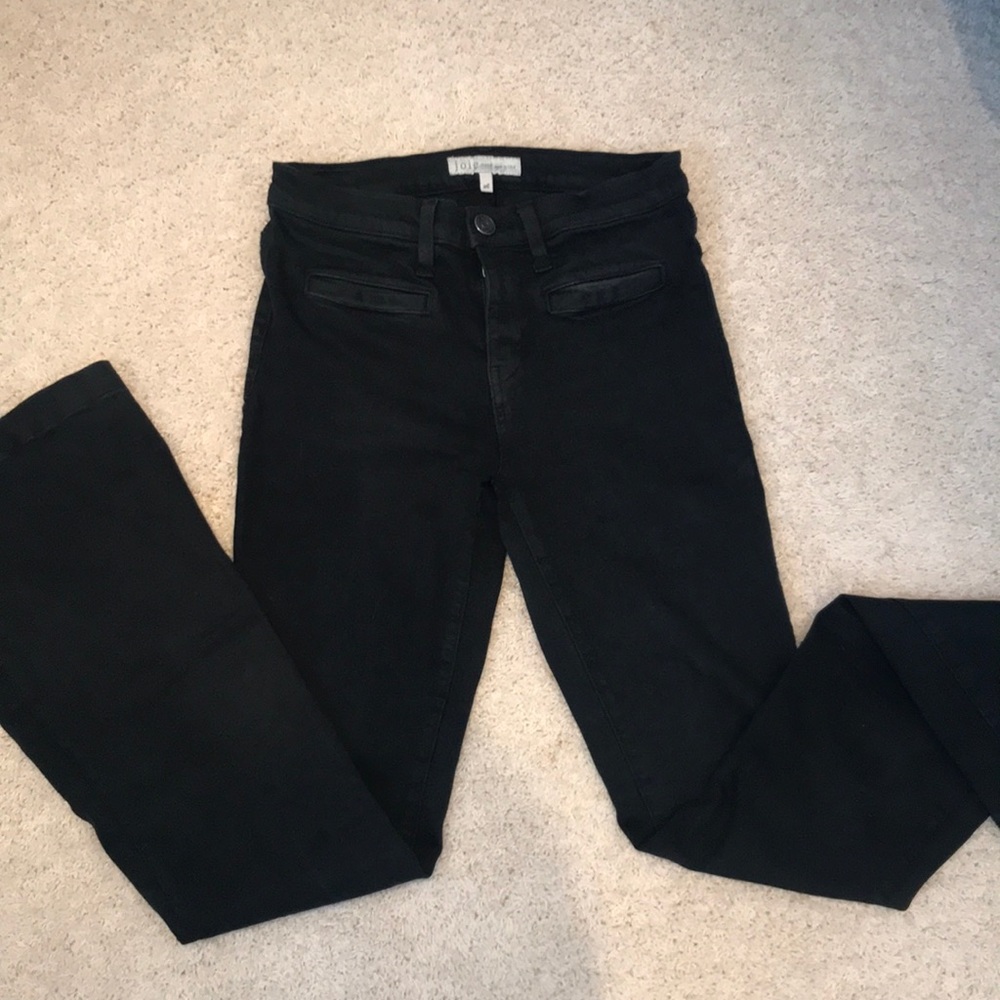 Joie black flare jeans